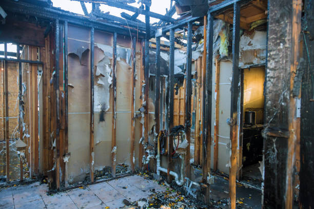 Professional Fire Damage Removal technician working in Arnold, MD